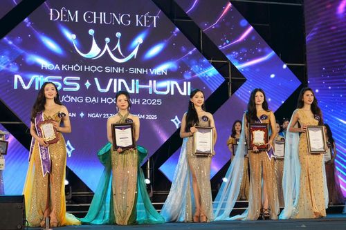 Đêm Chung kết Miss Vinhuni 2025: Nơi hội tụ nhan sắc, trí tuệ và lòng nhân ái