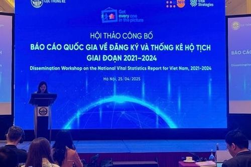 Công bố Báo cáo quốc gia về đăng ký và thống kê hộ tịch