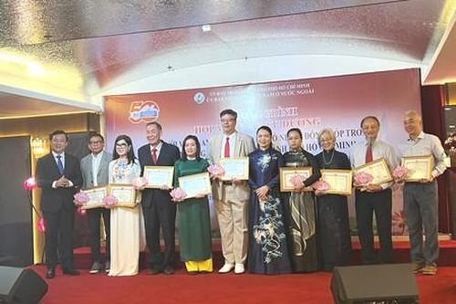 Vinh danh 50 người Việt Nam ở nước ngoài có nhiều đóng góp cho TPHCM