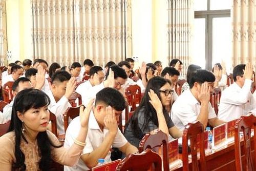 Thanh Oai: Hơn 94% cử tri nhất trí phương án sắp xếp đơn vị hành chính mới