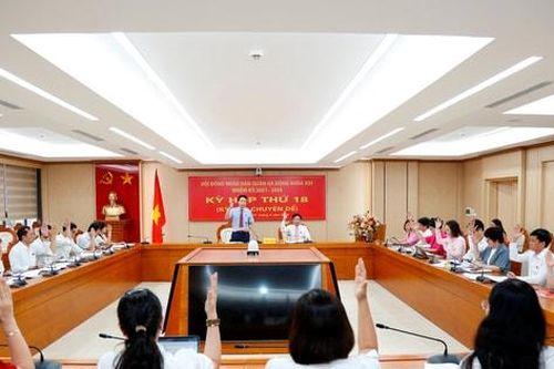 HĐND quận Hà Đông tán thành phương án sắp xếp 5 đơn vị hành chính cấp xã
