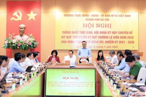 Kỳ họp lần thứ 22 HĐND thành phố Hà Nội sẽ xem xét nhiều nội dung quan trọng