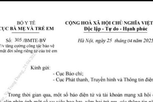 Tăng cường bảo vệ bí mật đời sống riêng tư của trẻ em