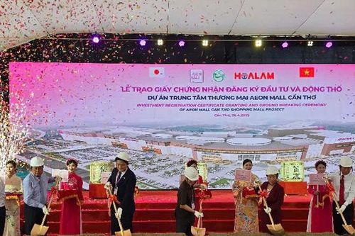 Động thổ dự án Trung tâm thương mại Aeon Mall Cần Thơ, vốn đầu tư 5.400 tỷ đồng