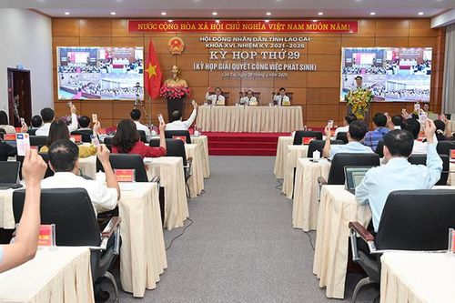 Thông qua Nghị quyết hợp nhất tỉnh Lào Cai và Yên Bái thành tỉnh Lào Cai