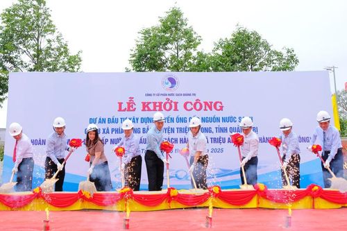 Quảng Trị khởi công dự án cung cấp nước sạch sinh hoạt cho hơn 40 nghìn người dân