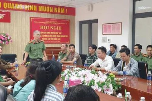 Công an Quảng Nam gặp mặt, tuyên truyền pháp luật cho 30 quản trị viên các fanpage, hội nhóm