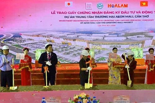 TP Cần Thơ: Khởi công xây dựng dự án Aeon Mall với vốn đầu tư 5.400 tỷ đồng