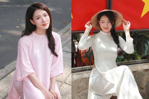 Hot girl Hải Phòng diện áo dài khoe nét đẹp dịu dàng
