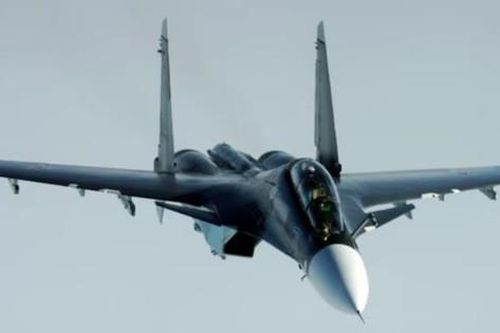 Ukraine tung video máy bay chiến đấu Su-30SM của Nga bị thiêu rụi