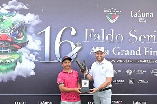 Golf Việt Nam lập 'hat-trick' vô địch Faldo Series Asia Grand Final