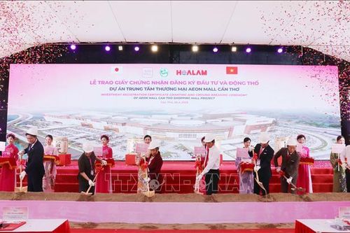 Khởi công dự án Trung tâm thương mại Aeon Mall Cần Thơ