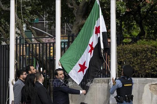 Syria tổ chức lễ thượng cờ mới tại trụ sở Liên hợp quốc