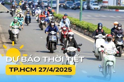 Thời tiết TP.HCM hôm nay (27/4)