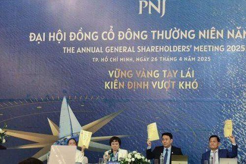 PNJ: Lên kế hoạch đi lùi cả doanh thu và lợi nhuận, chia cổ tức tiền mặt ở mức 20%