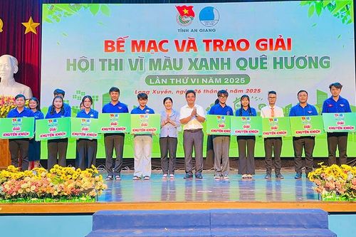 Thành đoàn Châu Đốc đoạt giải nhất Hội thi 'Vì màu xanh quê hương' lần thứ VI