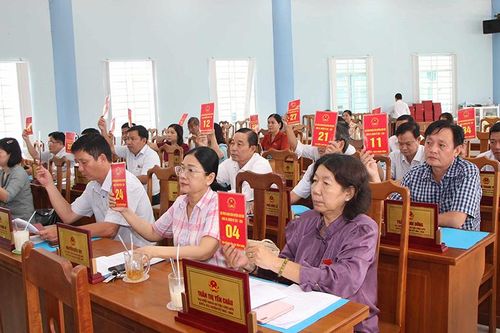 HĐND huyện Chợ Mới thông qua Nghị quyết tán thành chủ trương sắp xếp các đơn vị hành chính cấp xã