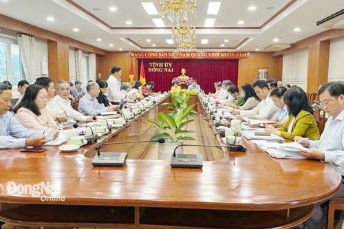 Thành lập 7 tổ giúp việc cho Ban Chỉ đạo xây dựng Đề án sắp xếp, sáp nhập 2 tỉnh Đồng Nai - Bình Phước