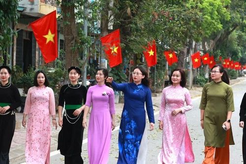 Khánh thành 'Đường cờ Tổ quốc' tại phường Bình Minh