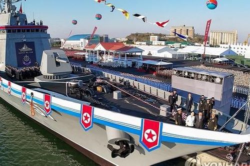 Triều Tiên ra mắt tàu khu trục đa năng, có thể trang bị vũ khí uy lực
