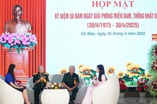 Cà Mau họp mặt kỷ niệm 50 năm Ngày Giải phóng miền Nam, thống nhất đất nước
