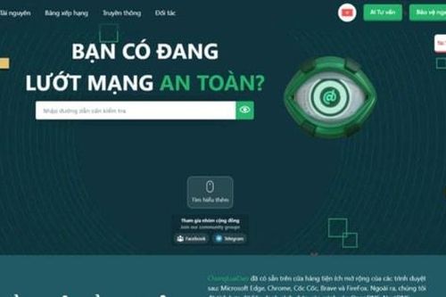 Trang web chống lừa đảo tích hợp AI nhận diện lừa đảo