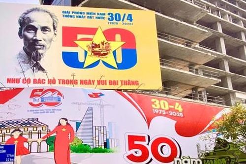 Lãnh đạo Lào và Campuchia dự Lễ kỷ niệm 50 năm Ngày giải phóng miền Nam, thống nhất đất nước