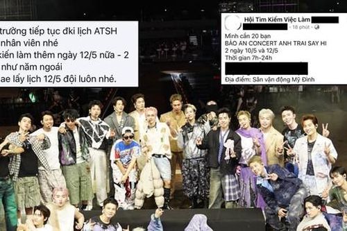 Rộ tin concert Anh Trai 'Say Hi' mở D-7 ngày 12/5, fan chia hai luồng ý kiến