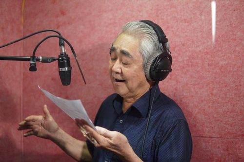 NSND Quang Thọ thể hiện nhạc phim điện ảnh 'Dế Mèn'