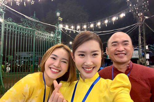 Lan Ngọc, Thúy Ngân có mặt lúc 3h để tham gia lễ tổng duyệt diễu binh
