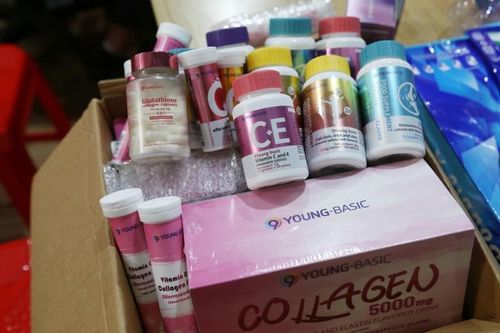 Phát hiện hơn 200.000 loại vitamin, colagen... không rõ nguồn gốc xuất xứ