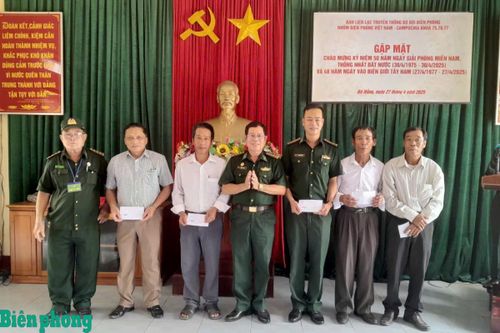 Gặp mặt quân tình nguyện BĐBP làm nhiệm vụ quốc tế tại Campuchia