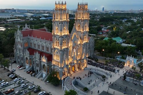 Ngắm kiến trúc độc đáo của nhà thờ lớn nhất tỉnh Bà Rịa - Vũng Tàu