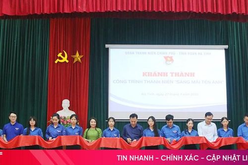 Khánh thành công trình 'Sáng mãi tên anh'