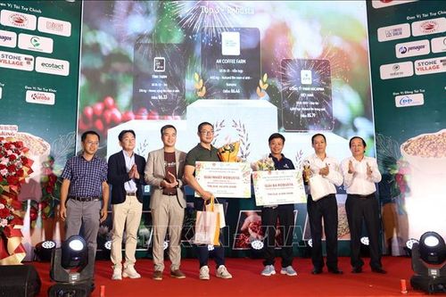 Công bố và trao giải cuộc thi cà phê đặc sản Việt Nam