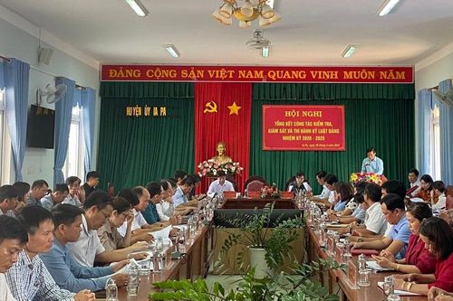 Ia Pa tổng kết công tác kiểm tra, giám sát và thi hành kỷ luật Đảng nhiệm kỳ 2020-2025