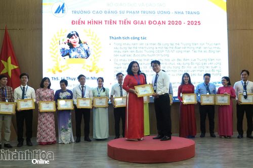 Trường Cao đẳng Sư phạm Trung ương - Nha Trang tổ chức hội nghị điển hình tiên tiến giai đoạn 2020 - 2025