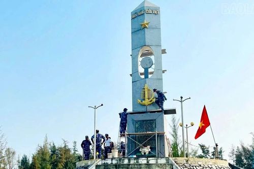 Hoàn thành công trình tôn tạo, chỉnh trang Tượng đài chiến thắng Đặc công Hải quân tại Cửa Việt