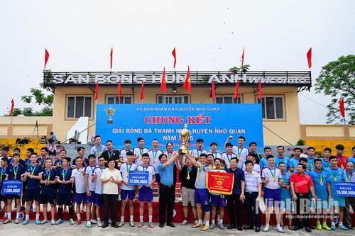 Bế mạc Giải bóng đá thanh niên huyện Nho Quan năm 2025