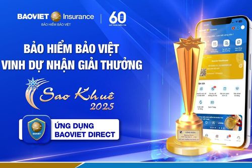 Baoviet Direct giành Giải thưởng Sao Khuê 2025