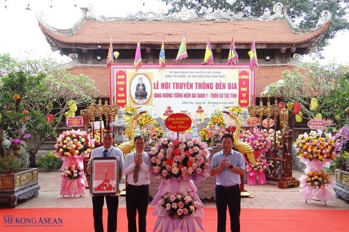 Khai hội đền Bia, tưởng niệm Đại danh y - Thiền sư Tuệ Tĩnh
