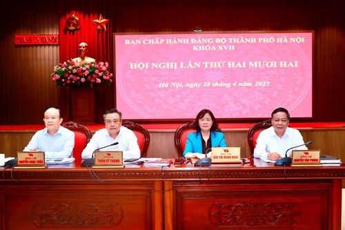 Thành ủy Hà Nội họp xem xét phương án sắp xếp còn 126 xã, phường
