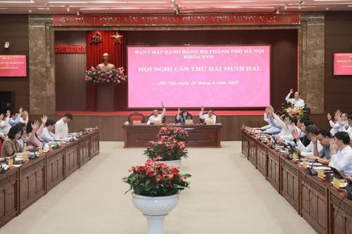Ban Chấp hành Đảng bộ TP Hà Nội thống nhất phương án về sắp xếp đơn vị hành chính cấp xã
