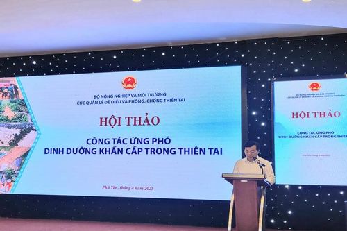 Ứng phó dinh dưỡng khẩn cấp trong phòng chống thiên tai