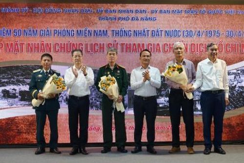 Gặp mặt, tri ân nhân chứng lịch sử tham gia Chiến dịch Hồ Chí Minh