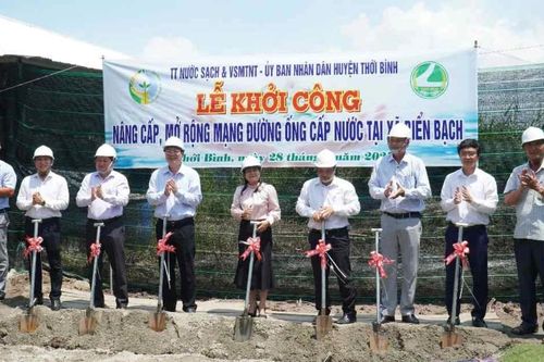 Cà Mau: Nâng cấp, mở rộng hệ thống cấp nước tại xã Biển Bạch