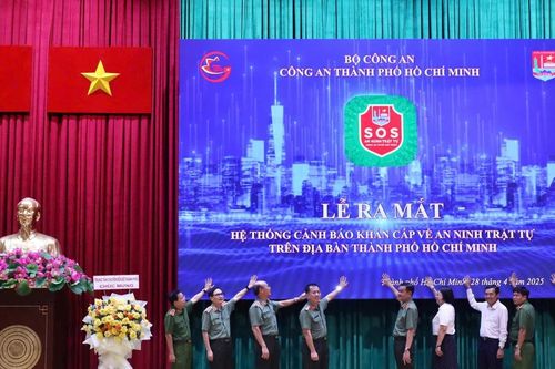 Ra mắt hệ thống cảnh báo khẩn cấp về an ninh trật tự ở TPHCM