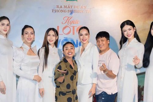 Team Hoa hậu Lê Hoàng Phương tiếp sức 'Ký ức Lô Tô'