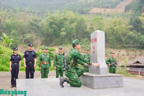 Tuần tra liên hợp chấp pháp trên biên giới tháng 4 năm 2025
