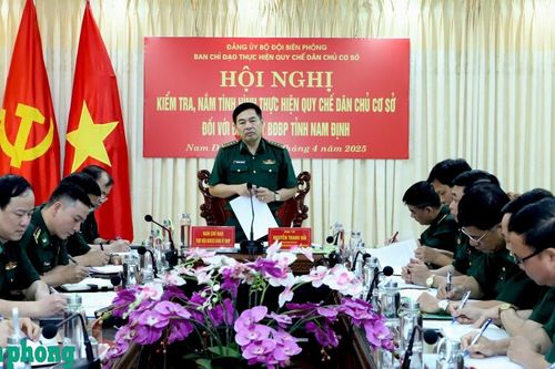 Thúc đẩy thực hiện quy chế dân chủ cơ sở, nâng cao năng lực lãnh đạo, sức chiến đấu của tổ chức Đảng trong BĐBP Nam Định